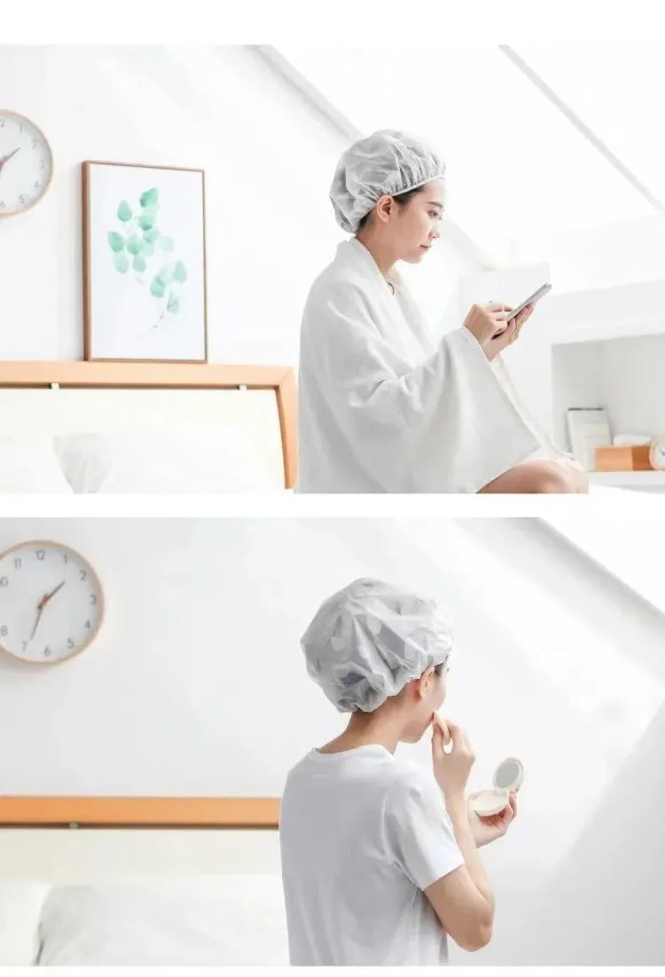 5pcs Waterproof Shower Cap