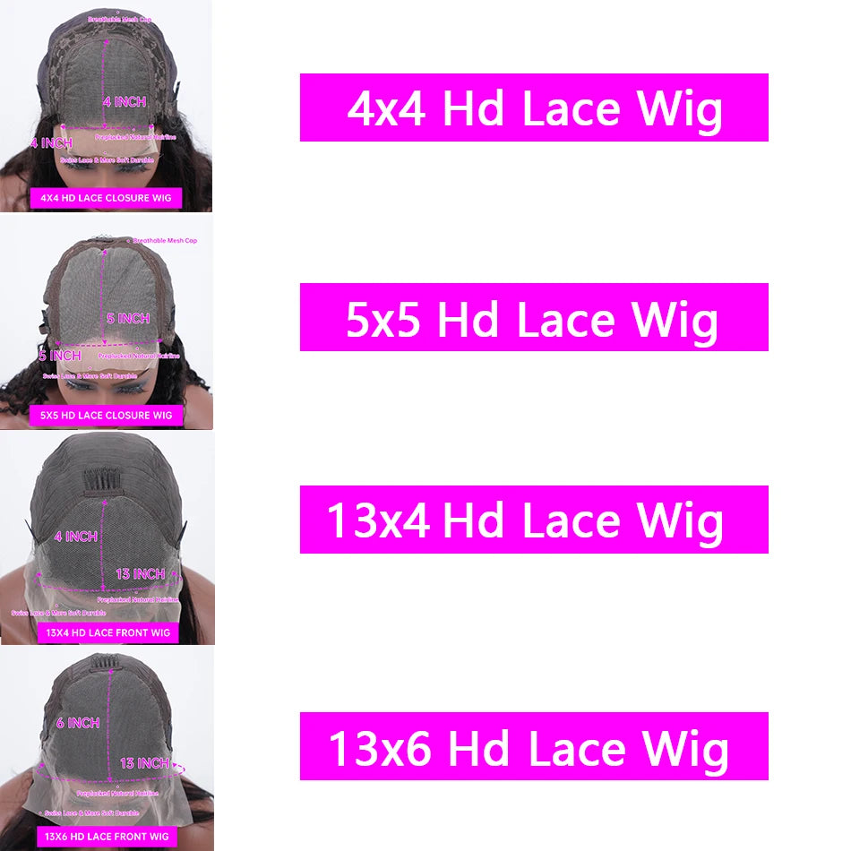 Honey Brown Hightlight Deep Wave Lace Wig