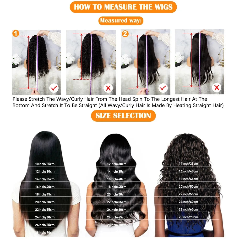 Deep Wave Burgundy HD Lace Front Wigs
