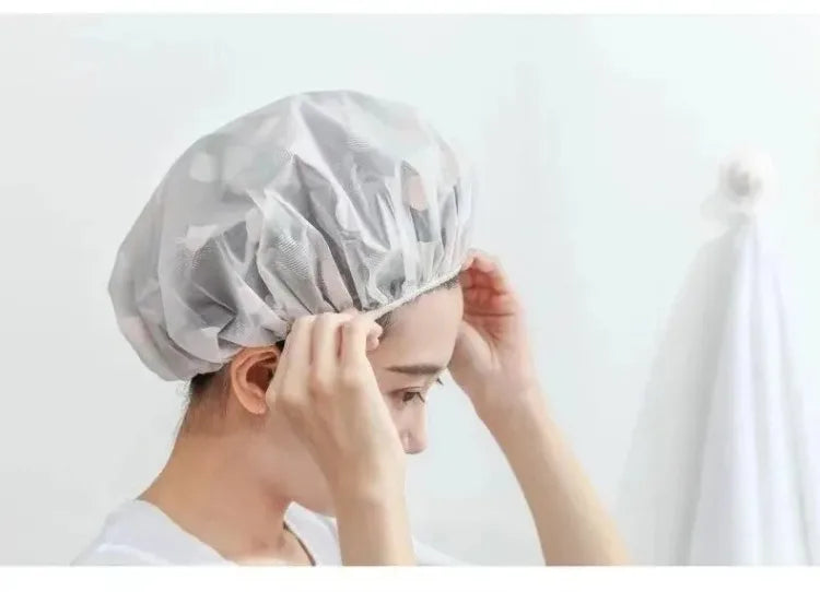 5pcs Waterproof Shower Cap