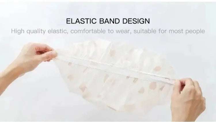 5pcs Waterproof Shower Cap