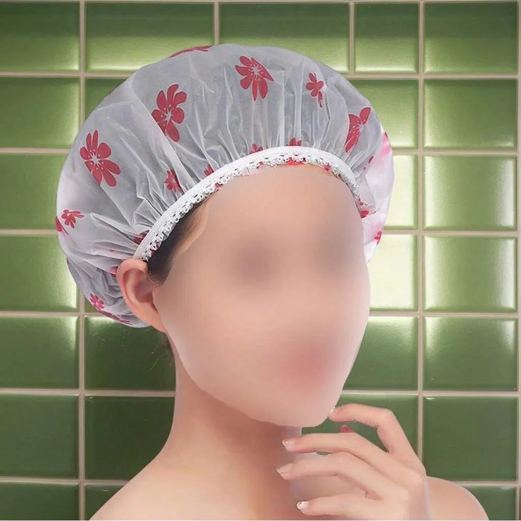 5pcs Waterproof Shower Cap