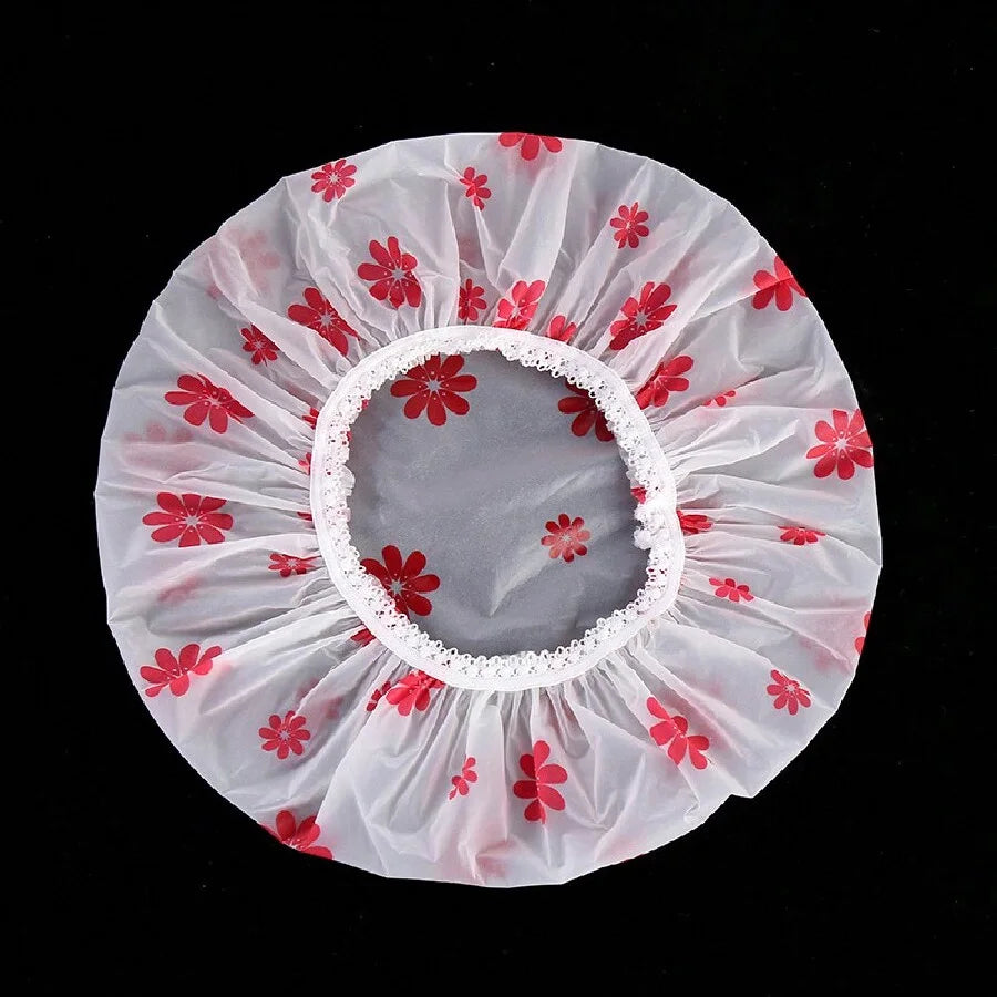5pcs Waterproof Shower Cap