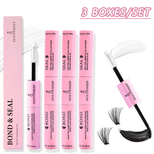Eyelash Glue and Seal for Eyelash Clusters