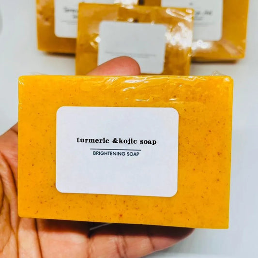 Turmeric Hand Made Soap, Lemon Kojic Acid Soap