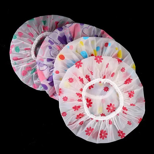 5pcs Waterproof Shower Cap