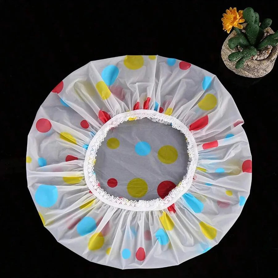 5pcs Waterproof Shower Cap